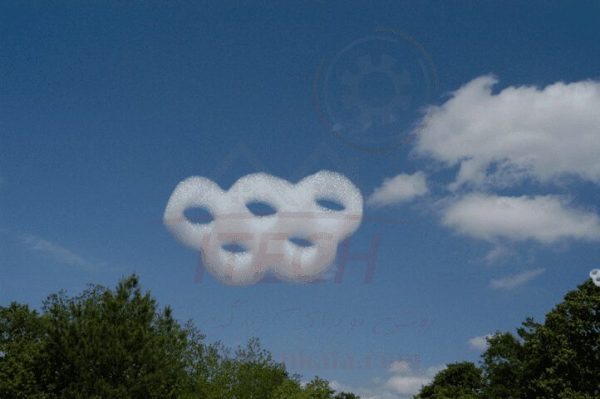دستگاه ابر ساز: تبلیغ لوگو با دستگاه تشکیل ابر